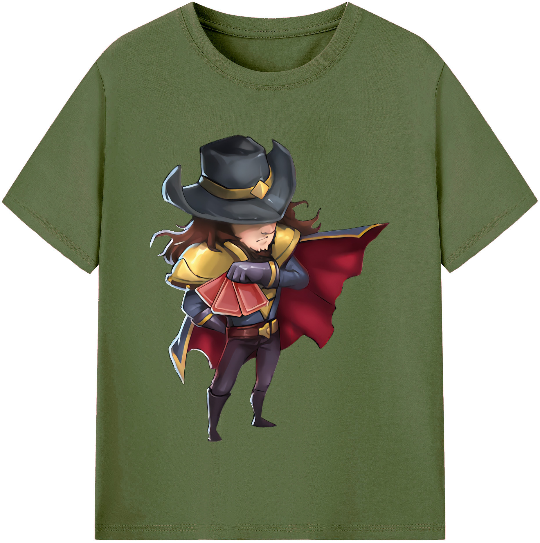 リーグ・オブ・レジェンド League of Legends LOL 綿100％半袖Tシャツ（フロントプリント）